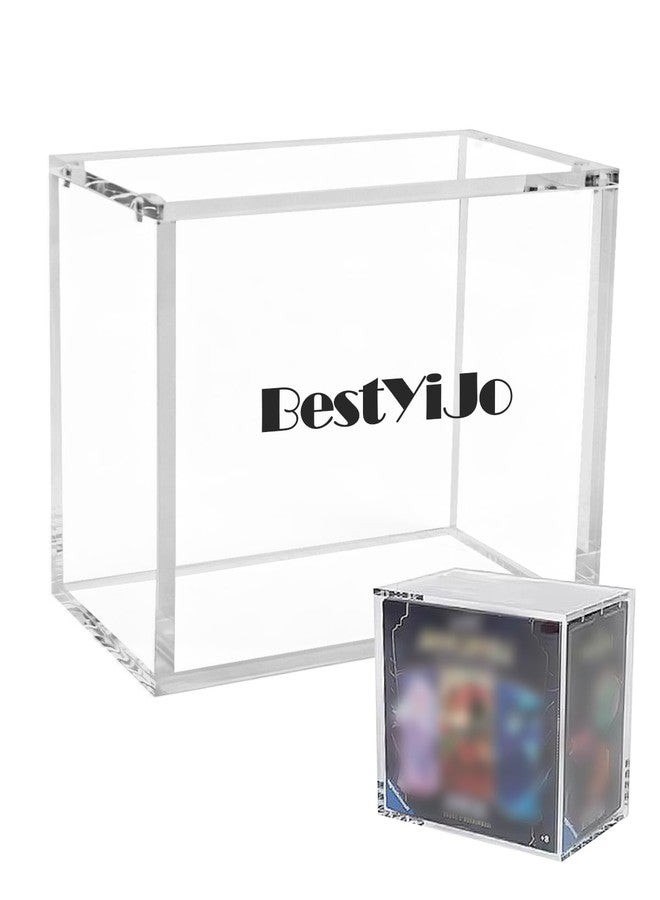 BestYiJo Booster Box Case - 8mm Thick Clear Acrylic Box with Magnetic Closure & Top Loading Design, Compatible with Booster - Scratch-Resistant Storage & Display - Image 1
